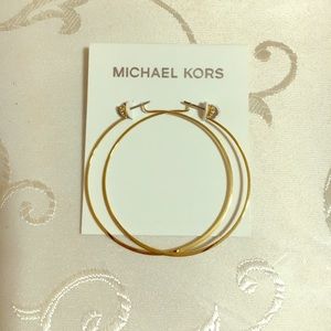 Michael Kors hoop earrings!